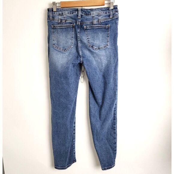 Celebrity Pink The Eleven Distressed Jeans Juniors Size 9/29 Stretch High Waist - Picture 3 of 5